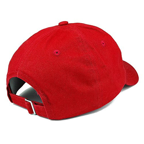 Trendy Apparel Shop Cherry Patch Brushed Cotton Unstructured Dad Hat