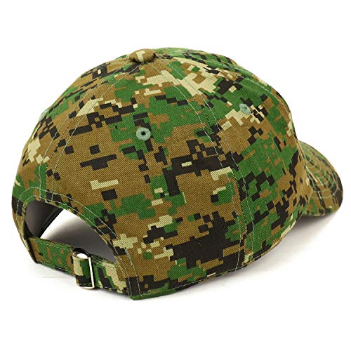 Trendy Apparel Shop Number 2 Patch Low Profile Soft Cotton Baseball Cap