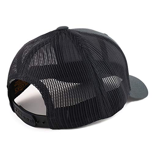 Trendy Apparel Shop Alaska Patch 6 Panel Retro Baseball Mesh Cap