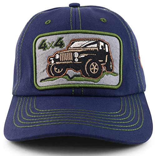 Trendy Apparel Shop 4 X 4 Off Road Truck Embroidered Baseball Cap