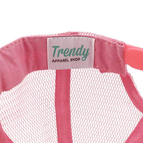 Trendy Apparel Shop Infant to Youth Foam Mesh 5 Panel Trucker Cap