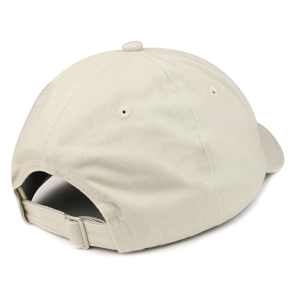 Trendy Apparel Shop Donut Patch Brushed Cotton Unstructured Dad Hat