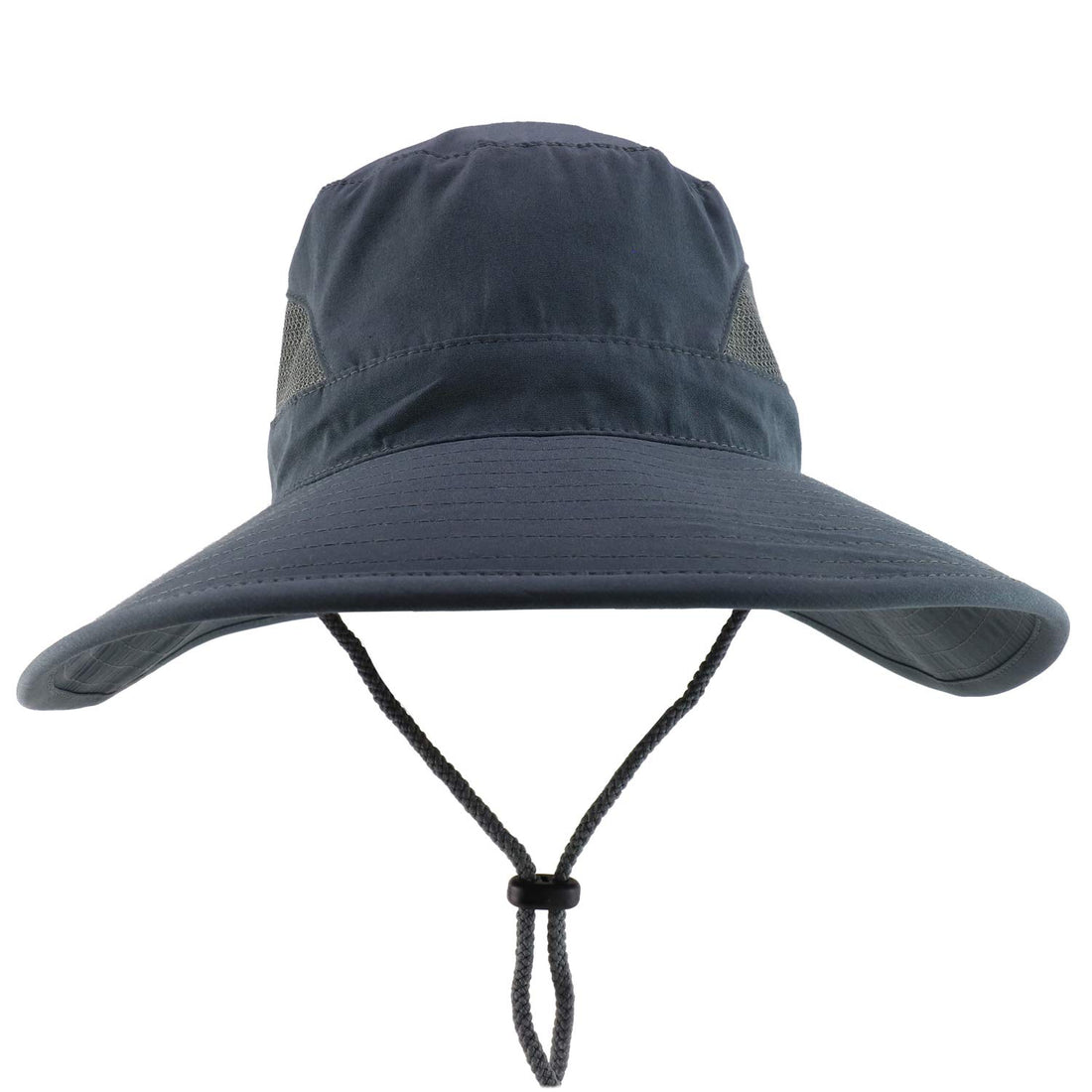 Trendy Apparel Shop XXL Oversized Summer Shade Wide Brim Mesh Bucket Hat