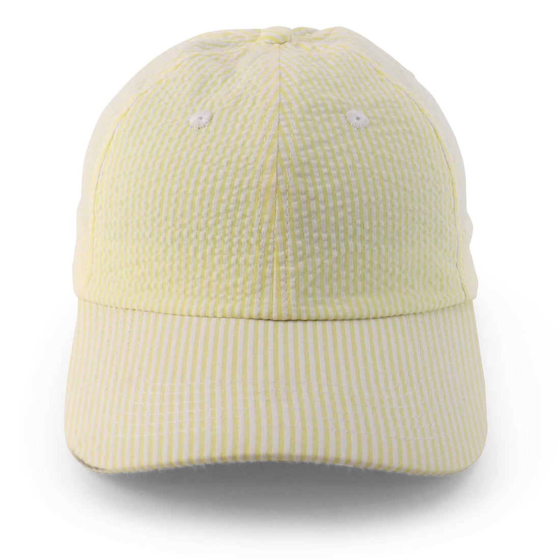 Trendy Apparel Shop Lightweight Unstructured Cotton Seersucker Baseball Cap