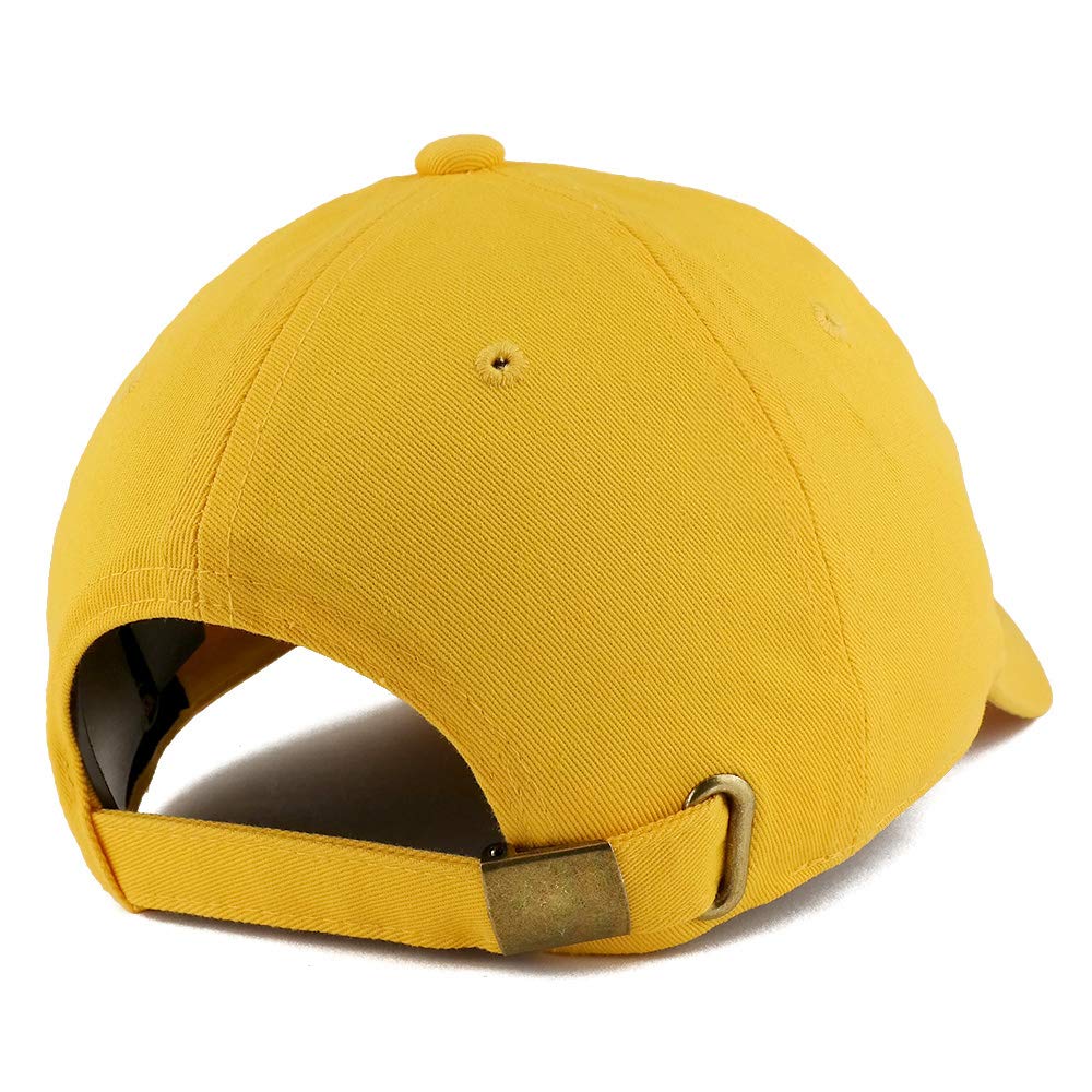 Trendy Apparel Shop Lemon Patch Solid Cotton Unstructured Dad Hat