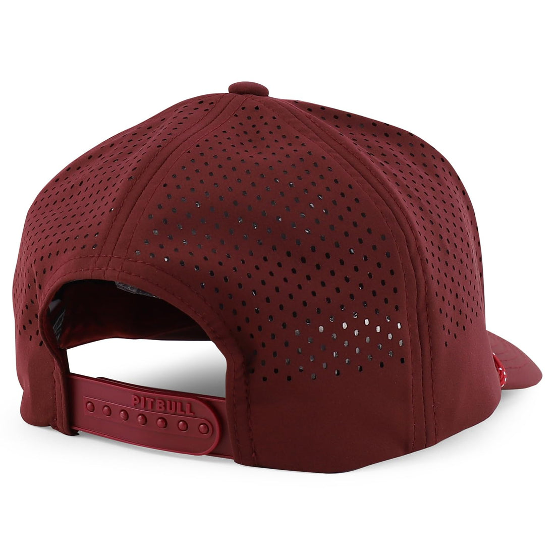 Trendy Apparel Shop 6 Panel Mid Profile Hybrid Perforated Cap with Rope