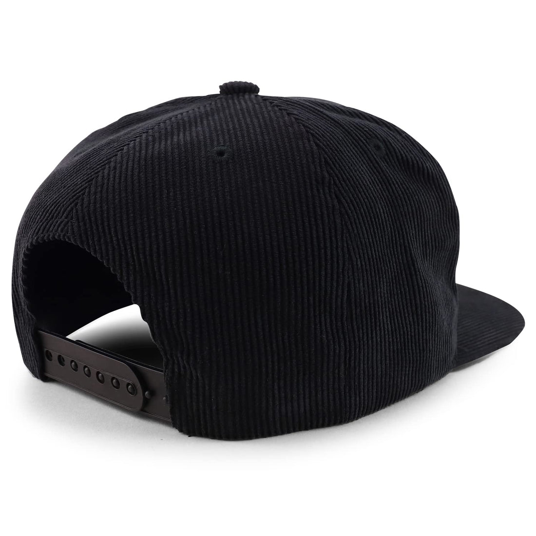 Trendy Apparel Shop High Profile Structured Woven Corduroy Plain Snapback Cap