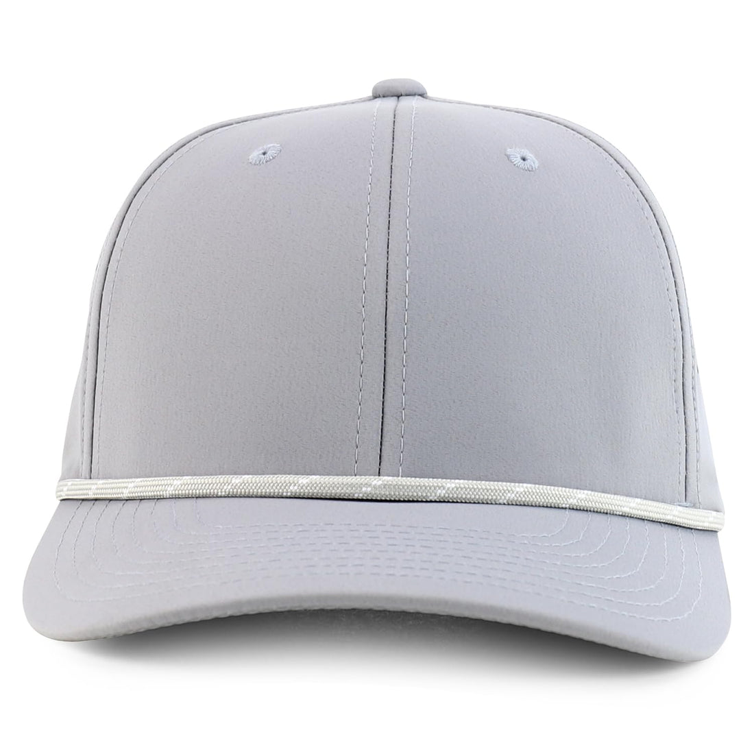 Trendy Apparel Shop 6 Panel Mid Profile Hybrid Perforated Cap with Rope