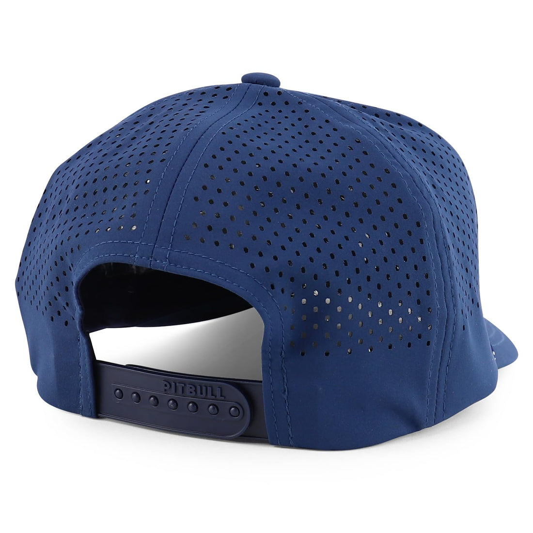 Trendy Apparel Shop 6 Panel Mid Profile Hybrid Perforated Cap with Rope