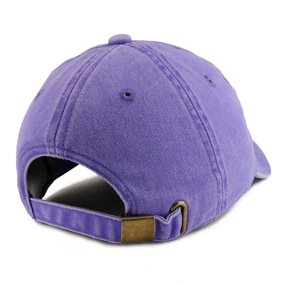 Trendy Apparel Shop Mom Embroidered Pigment Dyed Unstructured Cap