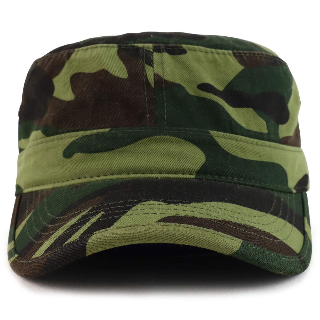 Trendy Apparel Shop Oversize XXL Flat Top Style Army Cap