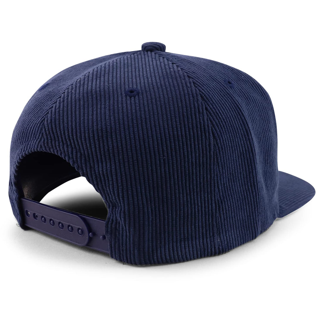 Trendy Apparel Shop High Profile Structured Woven Corduroy Plain Snapback Cap