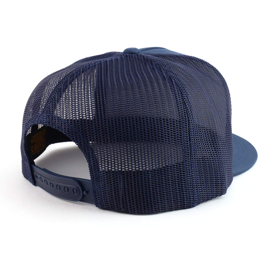 Trendy Apparel Shop Flexfit Oversize XXL Structured Blank 5 Panel Flatbill Snapback Mesh Cap