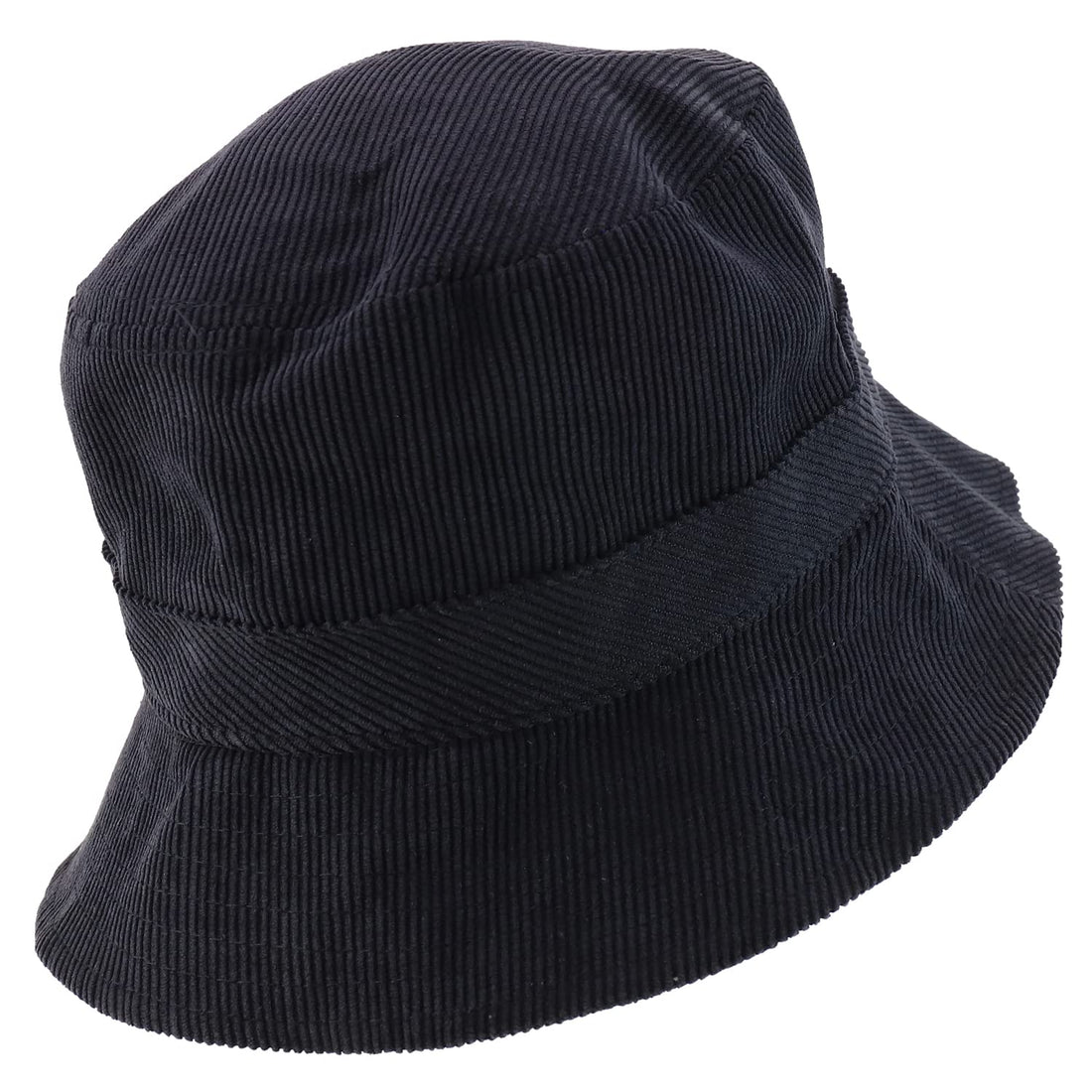 Trendy Apparel Shop Winter Warm Plain Down Brim Corduroy Bucket Hat