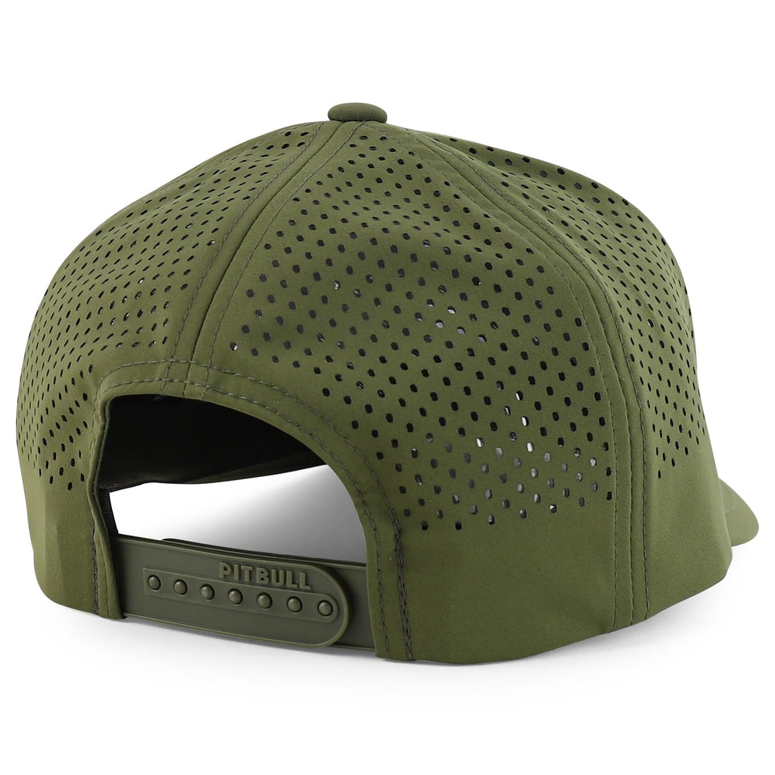 Trendy Apparel Shop 6 Panel Mid Profile Hybrid Perforated Cap with Rope