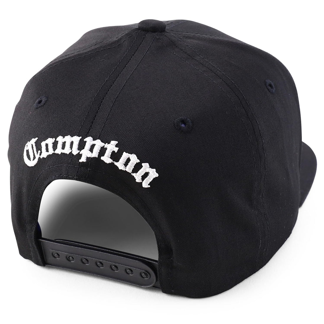 Trendy Apparel Shop Old English Compton City 3D Embroidered 6 Panel Snapback Cap