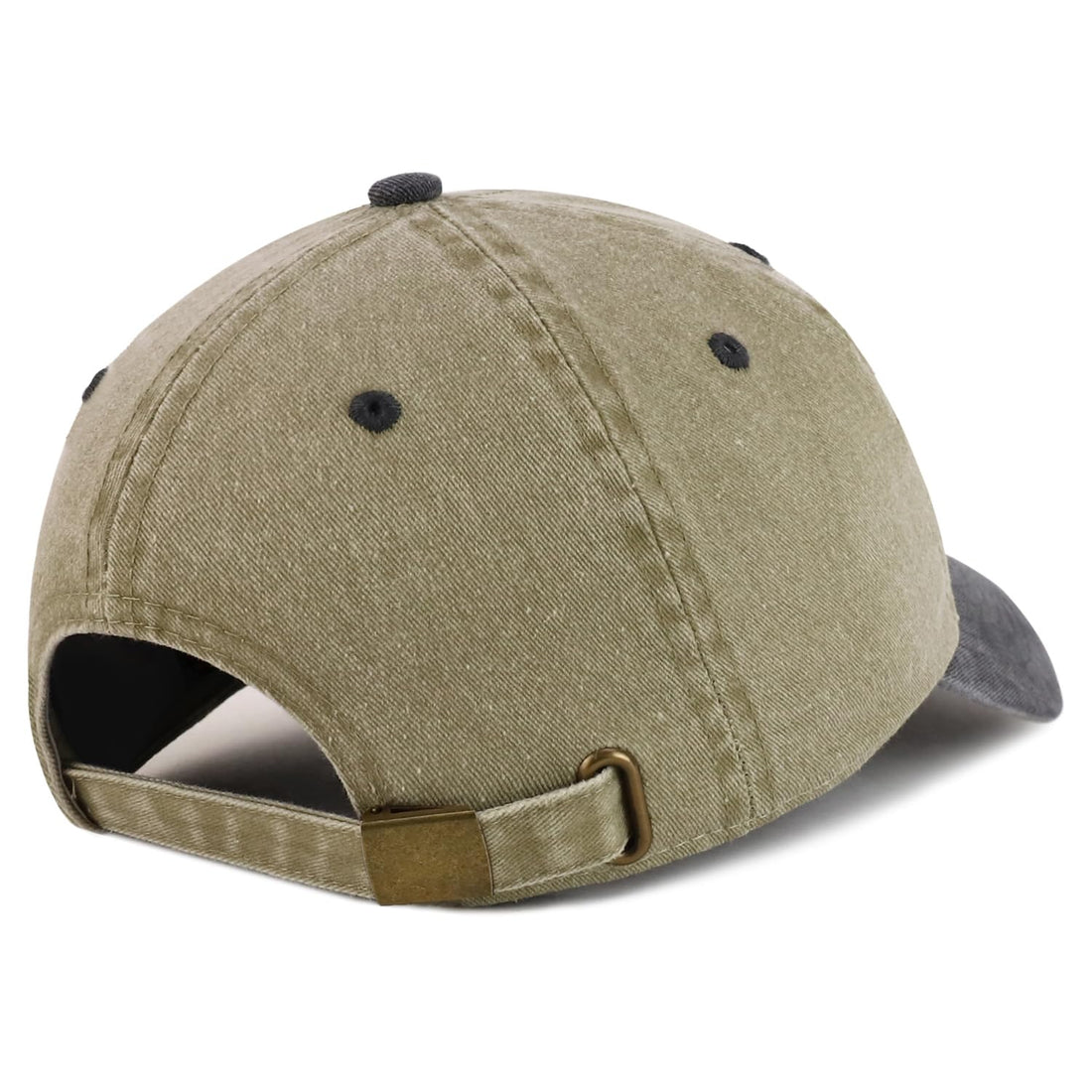 Trendy Apparel Shop Abyssinian Embroidered Patch Pigment Dyed Low Profile Cotton Baseball Cap