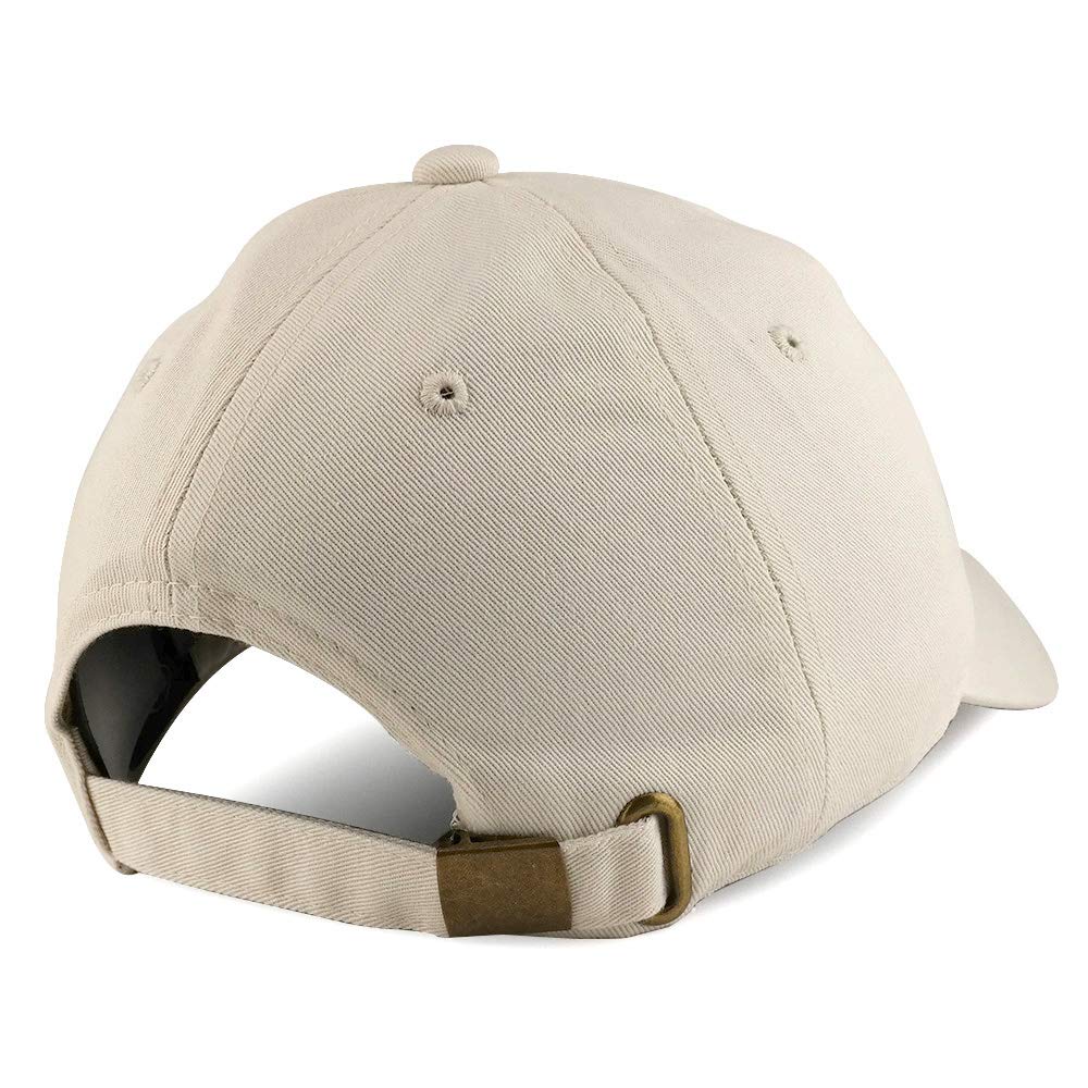 Trendy Apparel Shop Boo Patch Solid Cotton Unstructured Dad Hat