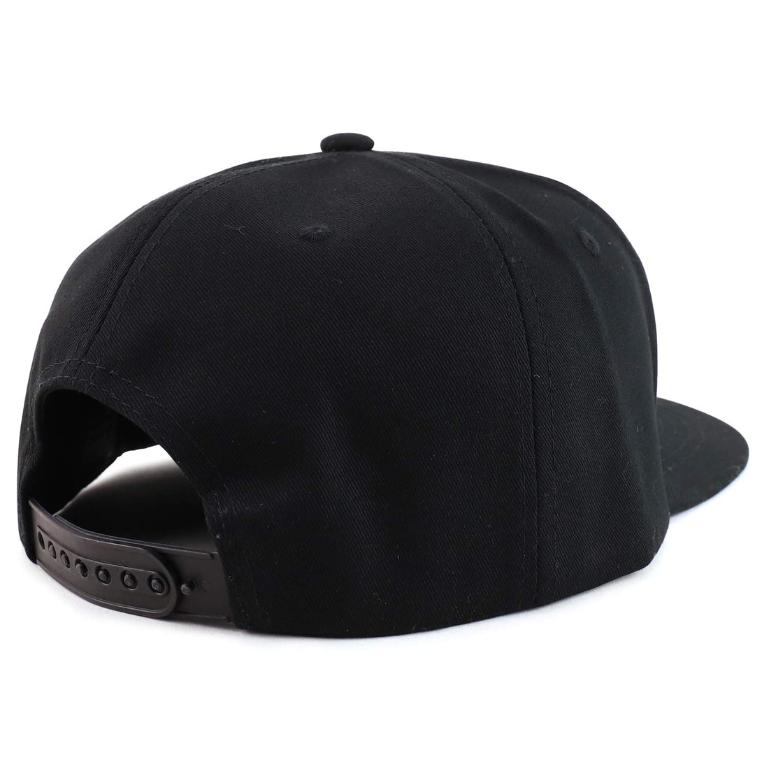 Trendy Apparel Shop Oversize 2XL Blank Plain Back Flatbill Snapback Baseball Cap