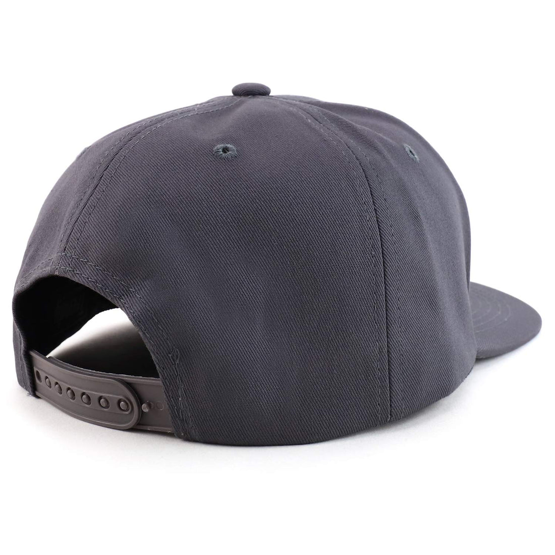 Trendy Apparel Shop Oversize 2XL Blank Plain Back Flatbill Snapback Baseball Cap