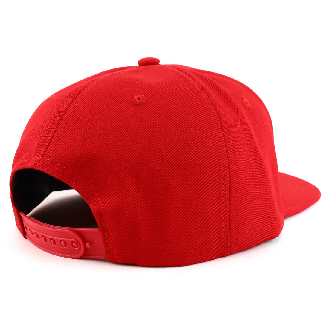 Trendy Apparel Shop Oversize 2XL Blank Plain Back Flatbill Snapback Baseball Cap