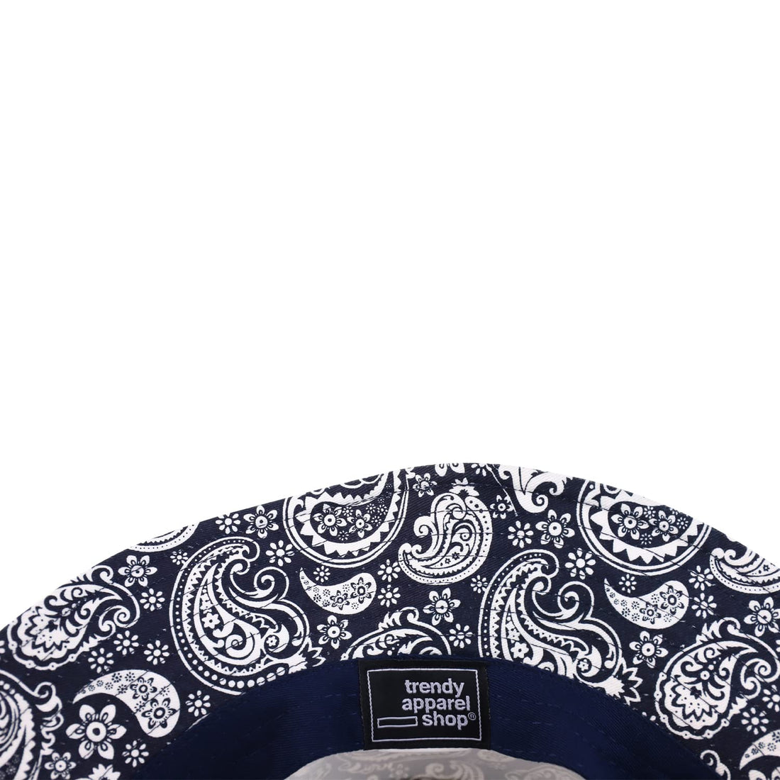 Trendy Apparel Shop XXL Oversized Relaxed Paisley Bandana Print Bucket Hat