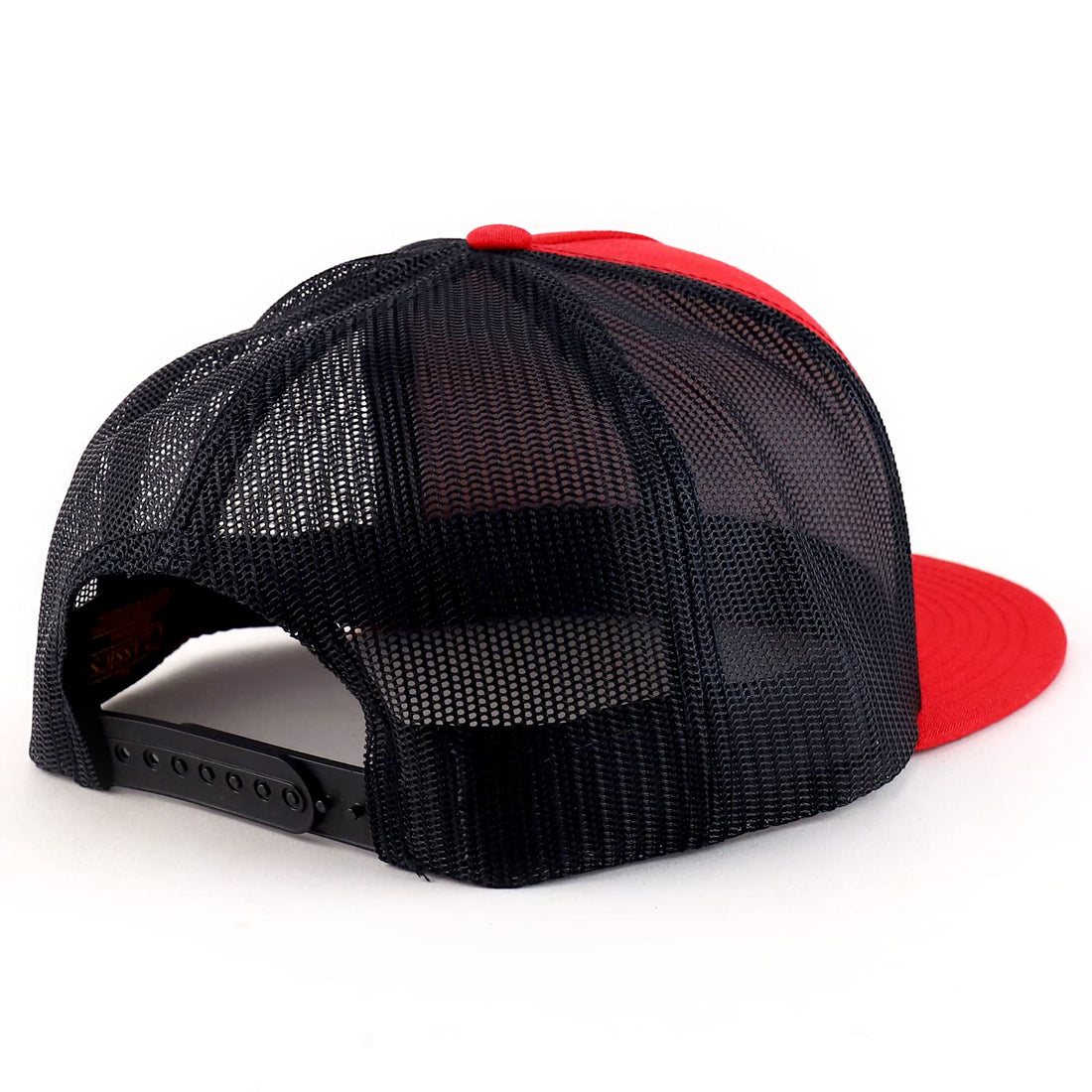 Trendy Apparel Shop Flexfit Oversize XXL Structured Blank 5 Panel Flatbill Snapback Mesh Cap