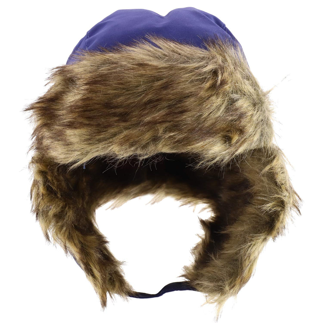 Trendy Apparel Shop Youth Size Boy's Nylon Faux Fur Trimmed Trooper Hat