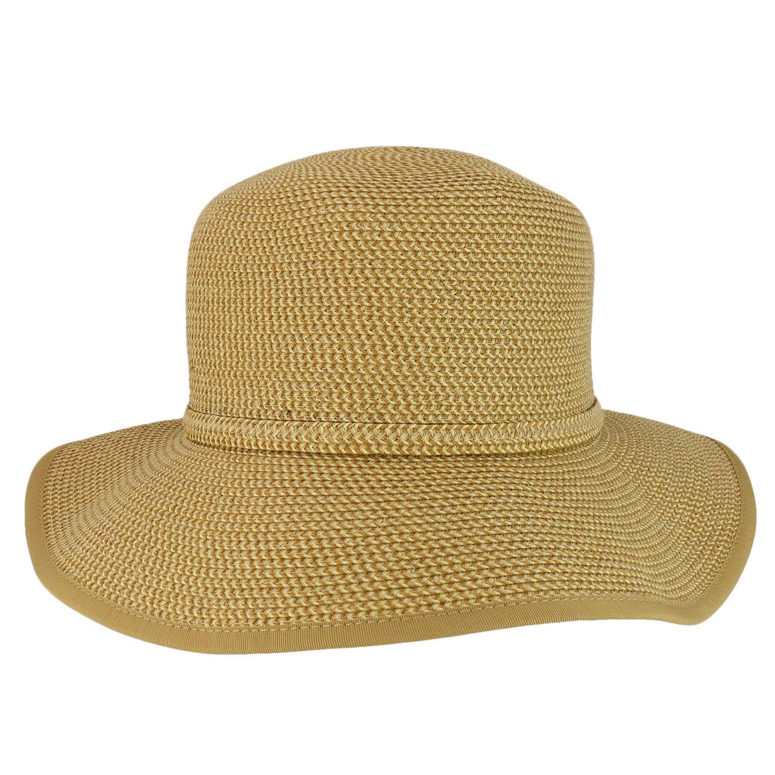 Trendy Apparel Shop UPF 50+ Soft Paper Braid Tween Sun Bucket Hat