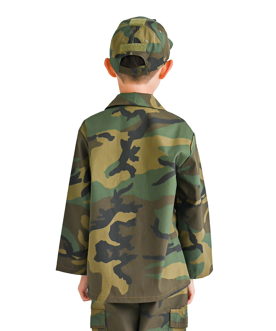 Trendy Apparel Shop Youth Kid's Battle Dress Uniform Camouflage Print Top