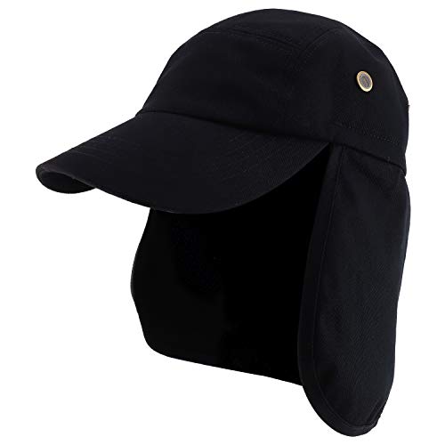 Trendy Apparel Shop XXL Oversized Large Cotton Bicycle Riders Cap with Neck Flap