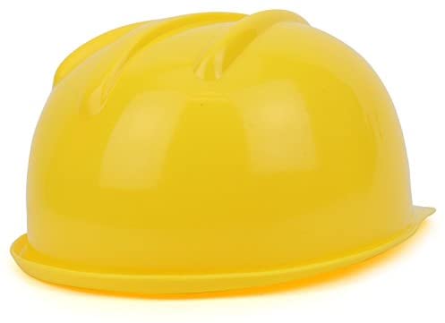 Trendy Apparel Shop Youth Size Construction Worker's Helmet with Assorted Stickers - YELLOW