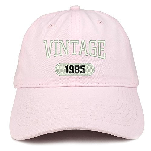 Trendy Apparel Shop Vintage 1985 Embroidered 36th Birthday Relaxed Fitting Cotton Cap