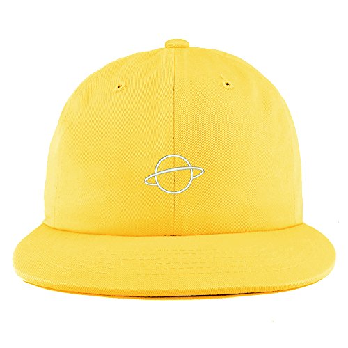 Trendy Apparel Shop Planet Embroidered Unstructured Flatbill Adjustable Cap