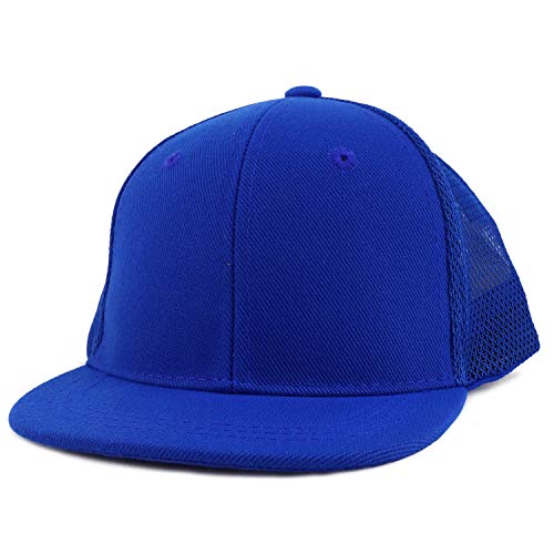 Trendy Apparel Shop Infant to Toddler Size Structured Flatbill Mesh Cap