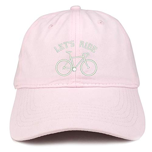 Trendy Apparel Shop Let's Ride Embroidered Unstructured Cotton Dad Hat