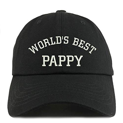 Trendy Apparel Shop World's Best Pappy Solid Adjustable Unstructured Dad Hat