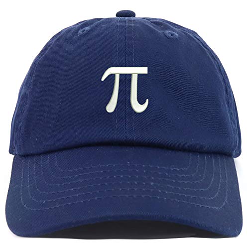 Trendy Apparel Shop Youth Sized Pi Math Symbol Embroidered Adjustable Unstructured Baseball Cap