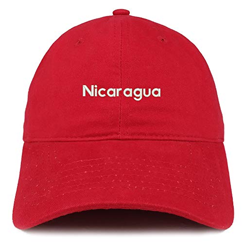 Trendy Apparel Shop Nicaragua Embroidered Unstructured Cotton Dad Hat