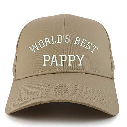 Trendy Apparel Shop World's Best Pappy Structured High Profile Trucker Cap