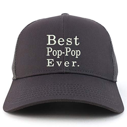 Trendy Apparel Shop Best Pop Pop Ever Structured High Profile Trucker Cap