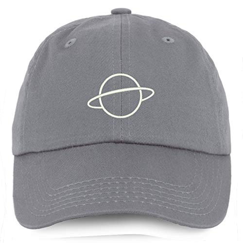 Trendy Apparel Shop Youth Planet Adjustable Unstructured Cotton Baseball Cap