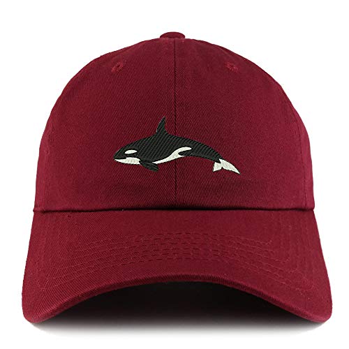 Trendy Apparel Shop Orca Killer Whale Solid Adjustable Unstructured Dad Hat