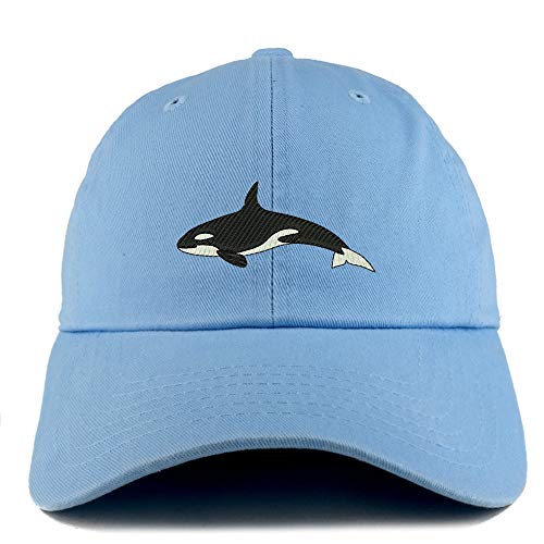 Trendy Apparel Shop Orca Killer Whale Solid Adjustable Unstructured Dad Hat