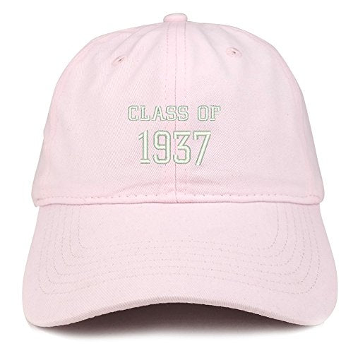 Trendy Apparel Shop Class of 1937 Embroidered Reunion Brushed Cotton Baseball Cap