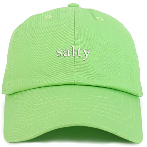 Trendy Apparel Shop Youth Salty Embroidered Adjustable Soft Crown Baseball Cap