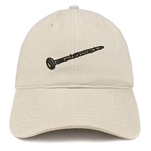 Trendy Apparel Shop Clarinet Embroidered Unstructured Cotton Dad Hat