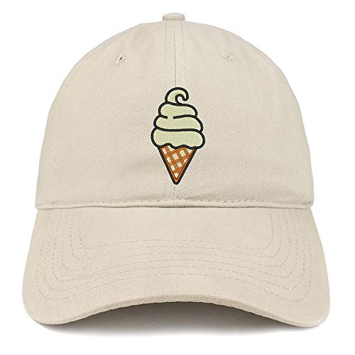 Trendy Apparel Shop Soft Serve Ice Cream Soft Crown 100% Brushed Cotton Cap