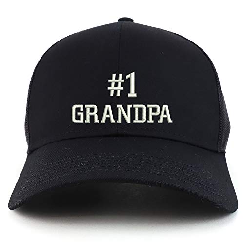 Trendy Apparel Shop Number 1 Grandpa Structured High Profile Trucker Cap