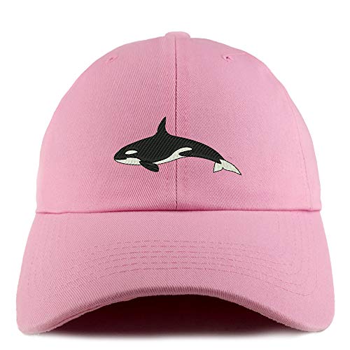 Trendy Apparel Shop Orca Killer Whale Solid Adjustable Unstructured Dad Hat